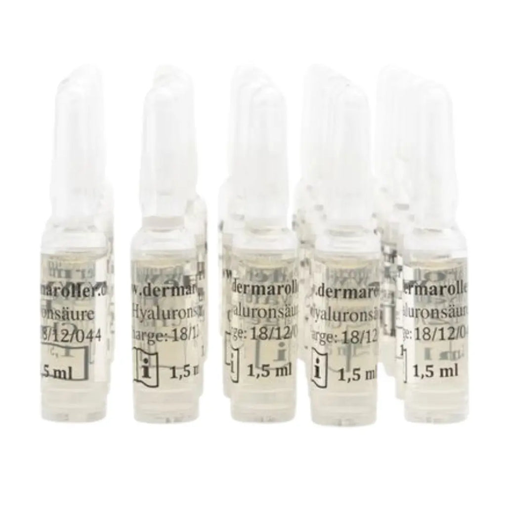 Dermaroller Hyaluronic Acid Ampoules individual packing
