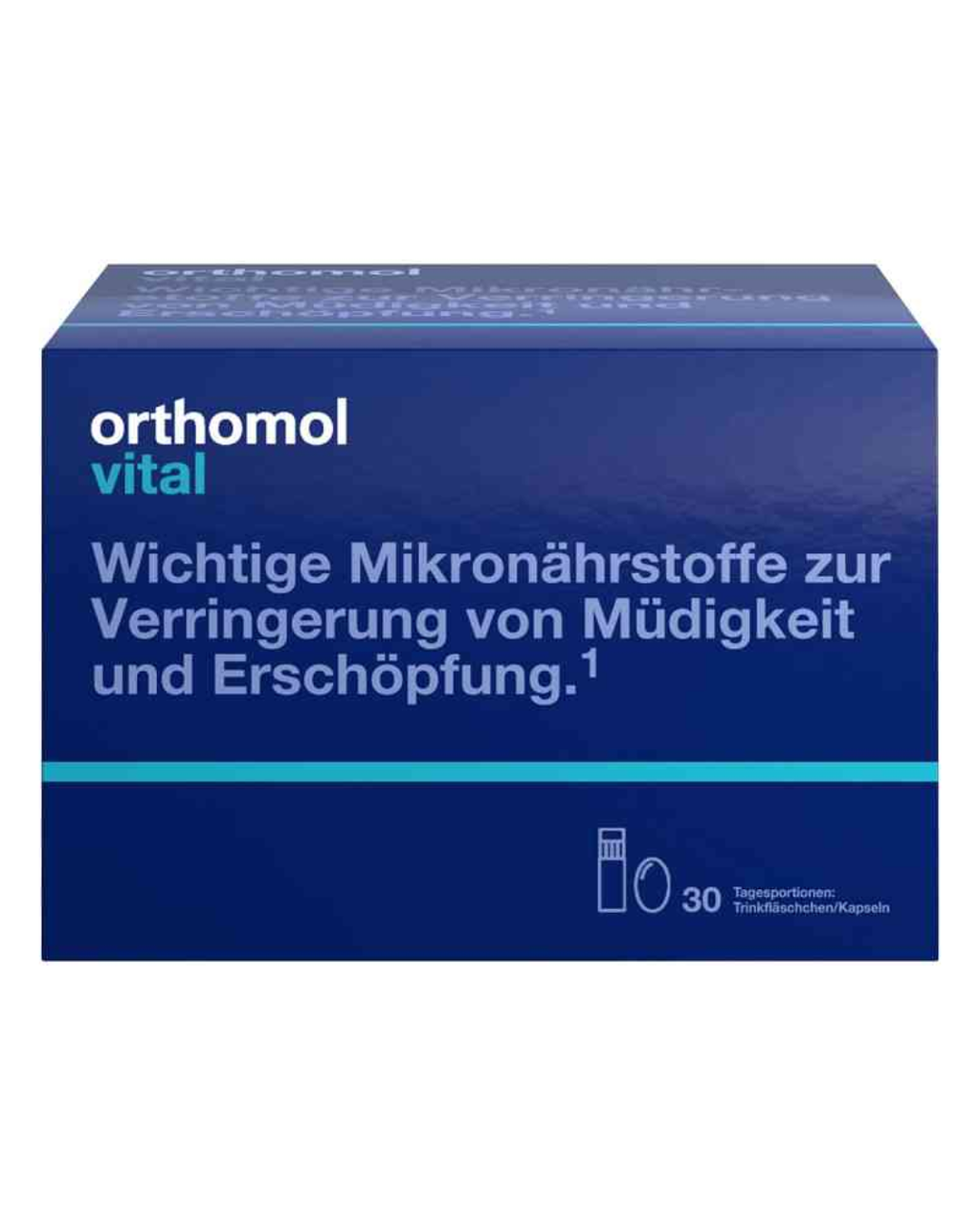 Orthomol Vital Dzeramo Pudeļu/Kapsulu Kombinētais Iepakojums 30 gab
