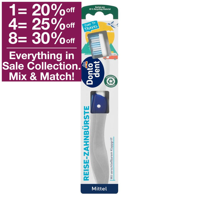 DontoDent Travel Toothbrush Medium 1 pcs