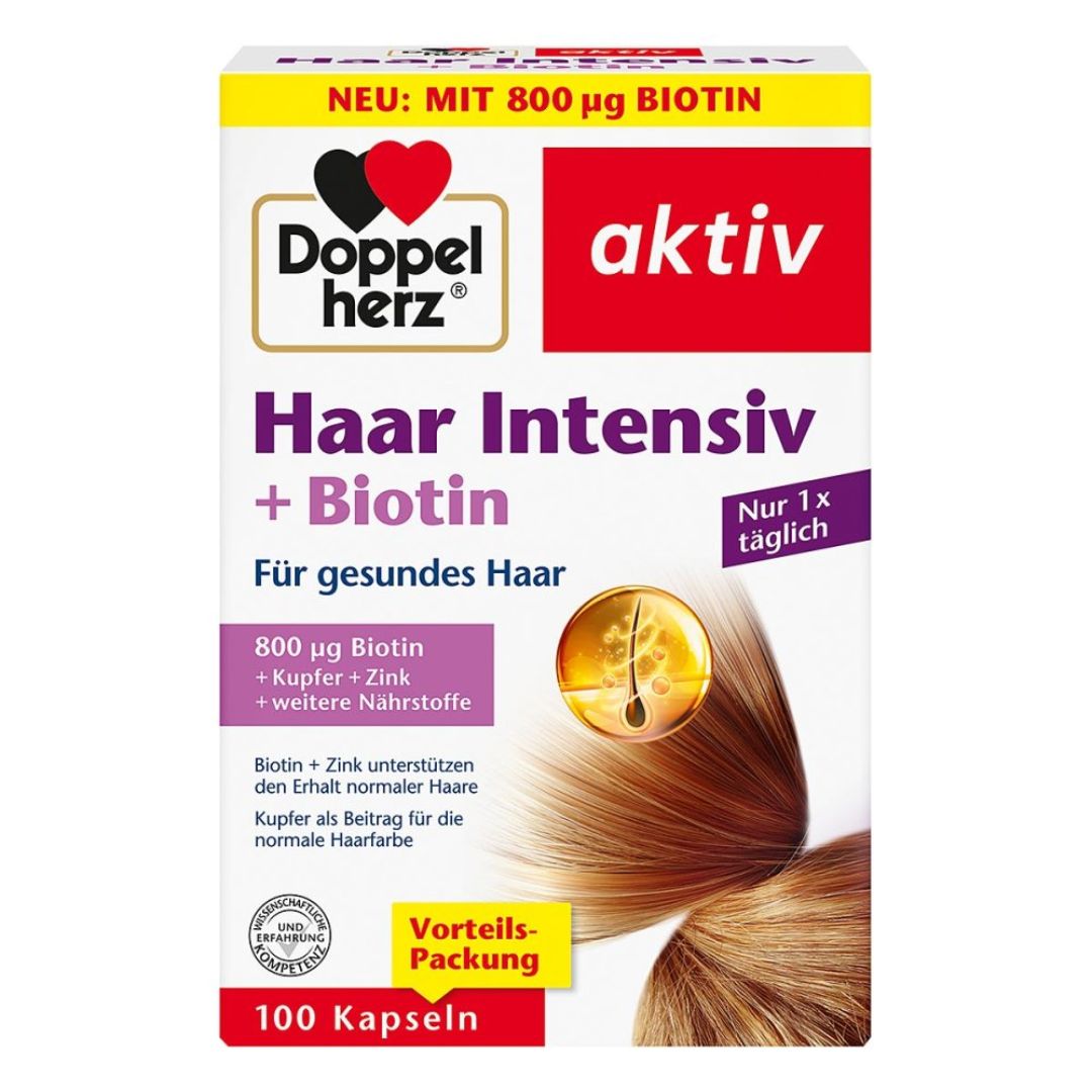 Doppelherz plaukų daug