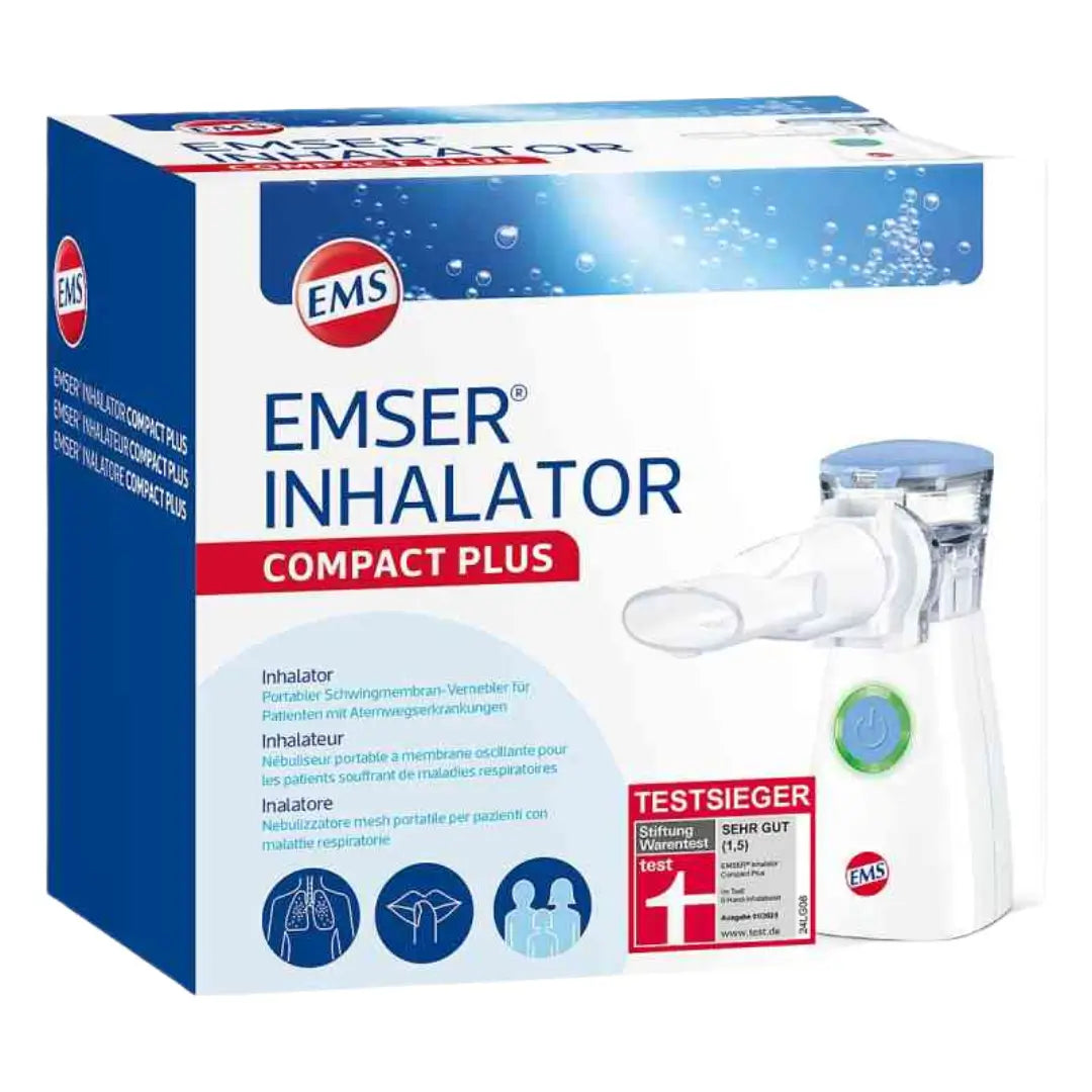 EMSER Inhalator Compact Plus packaging on a white background