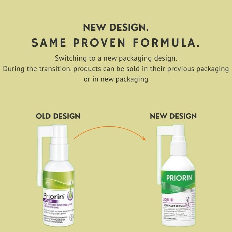 Same formula. Switching to a new packaging design.
During the transition, products can be sold in their previous packaging or in new packaging. 