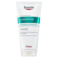 A white squeeze tube of Eucerin Dermpure Clinical body care product with teal and red text and logo, centered on a plain white background.