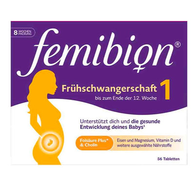 Femibion 1 Early Pregnancy Supplement for Maternal Support 56 Tablets