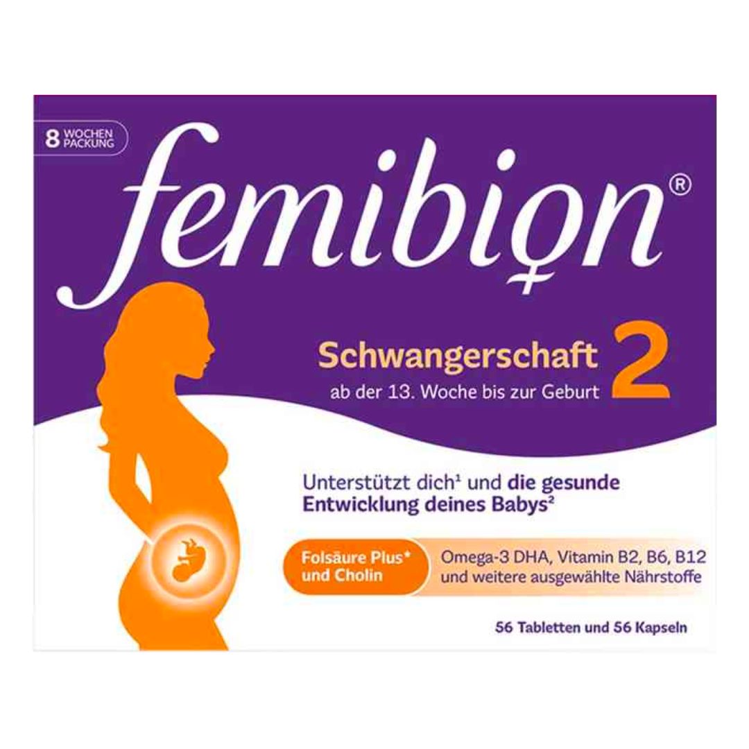Fémibion 2 grossesse 2 x 56 capsules (8 semaines d'utilisation)