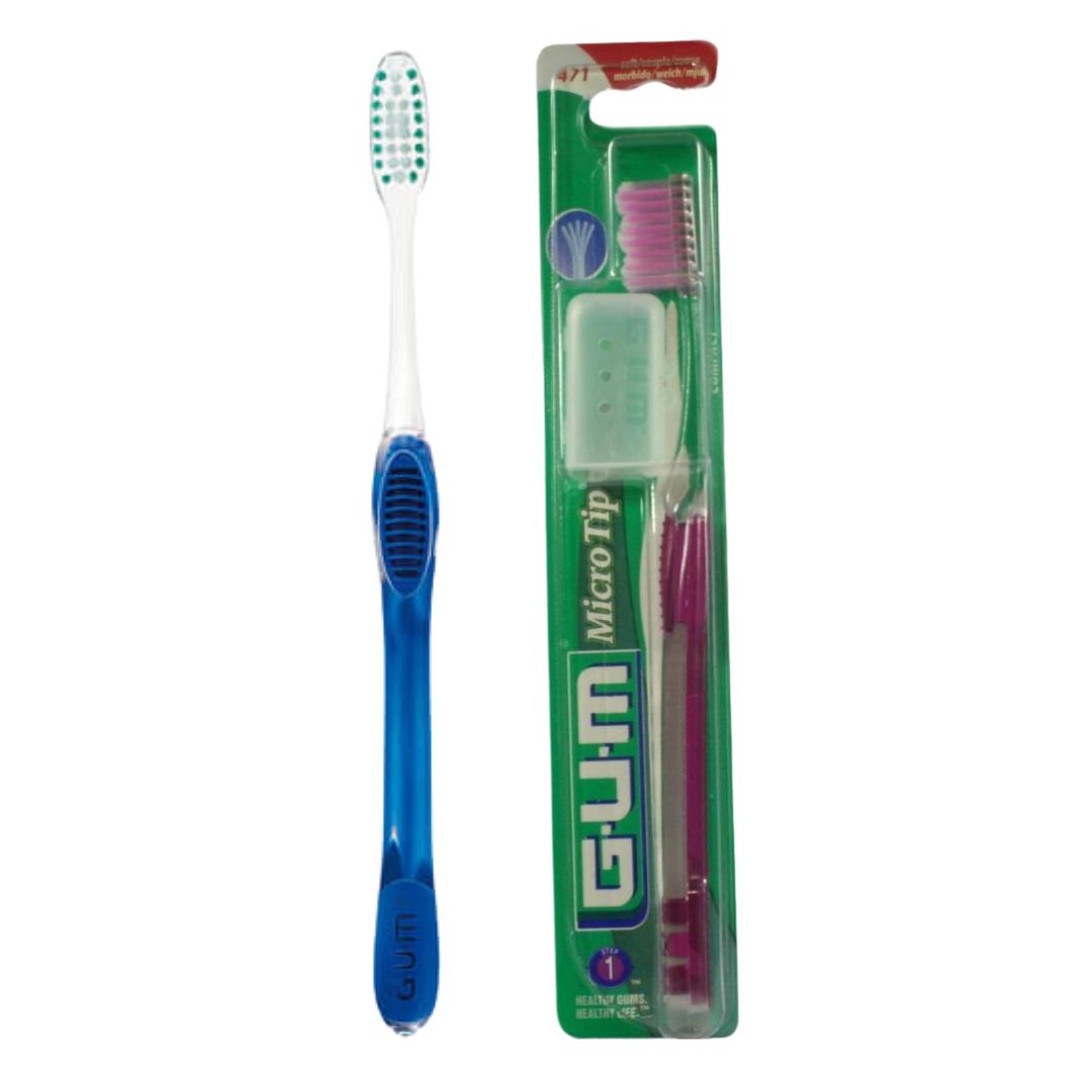 GUM MicroTip Toothbrush Soft 1 pcs