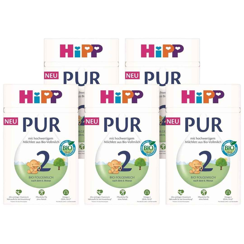 HiPP 2 PUR オーガニックフォローアップミルク（生後6ヶ月以上）500g×4本