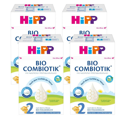 HiPP Combiotik Organic Milk 2 Starch-Free Follow-On Formula 4x600g