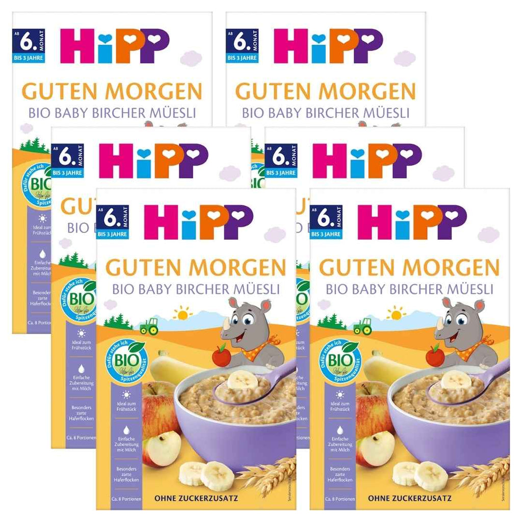 Hipp 有機穀物粥 Bircher Muesli - 6 包 x 250 克