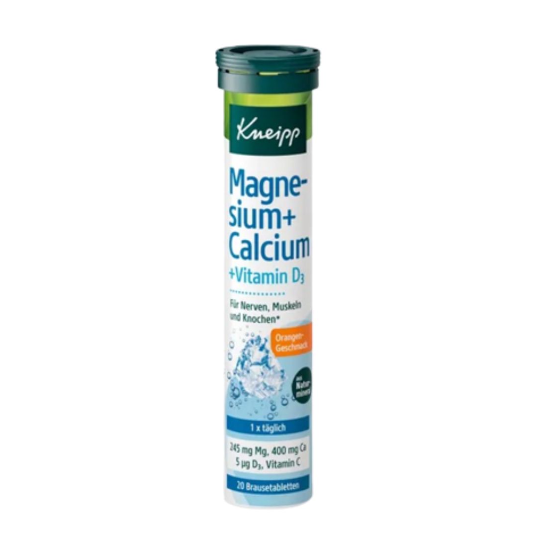 Kneipp Magnesium + Calcium + D3 Effervescent Tablets 20 - VicNic.com