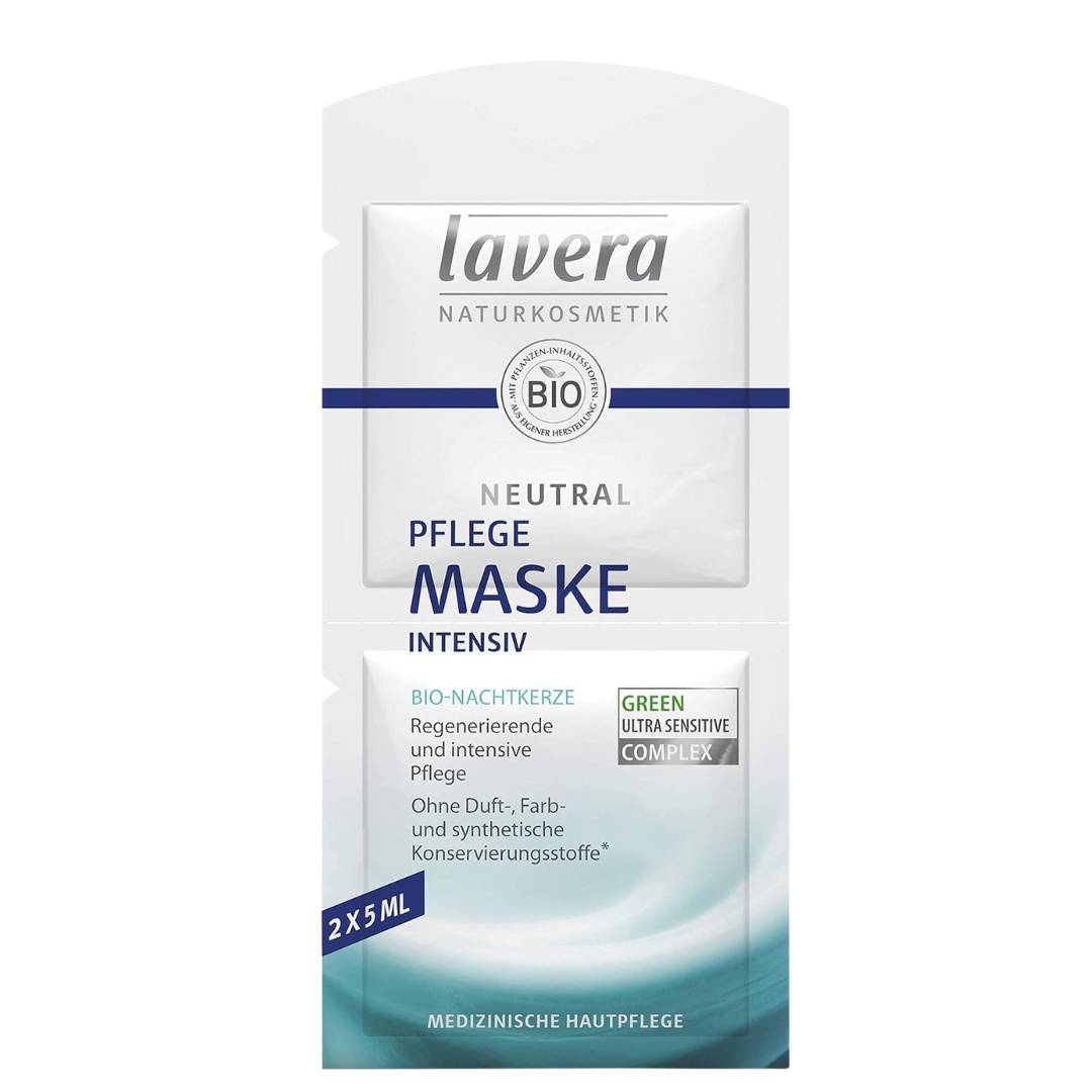 Mască de față neutră Lavera 2 x 5 ml