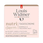 Louis Widmer nutriderm "Tagescreme" day care packaging on a white background