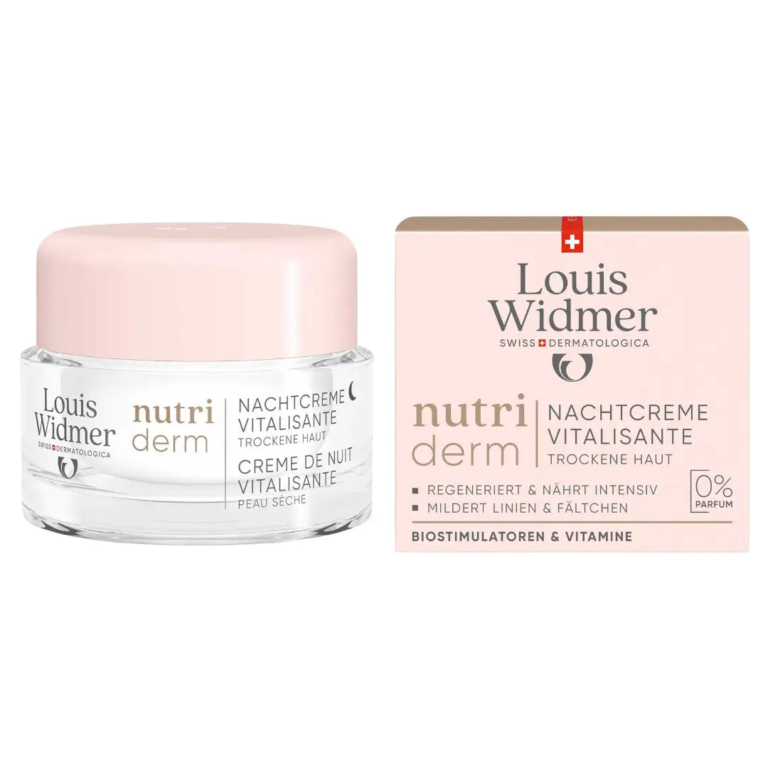 <tc>Louis Widmer</tc> Nutriderm Crema Notte Rivitalizzante Vitalisante Senza Profumo 50 ml