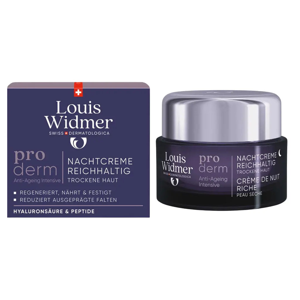 <tc>Louis Widmer</tc> Crema de noche rica ligeramente perfumada 50 ml