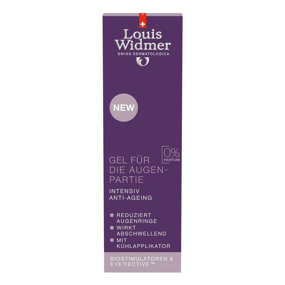 Louis Widmer Eye Contour Gel Intensive Anti-Aging Non-Scented 15 ml - box front