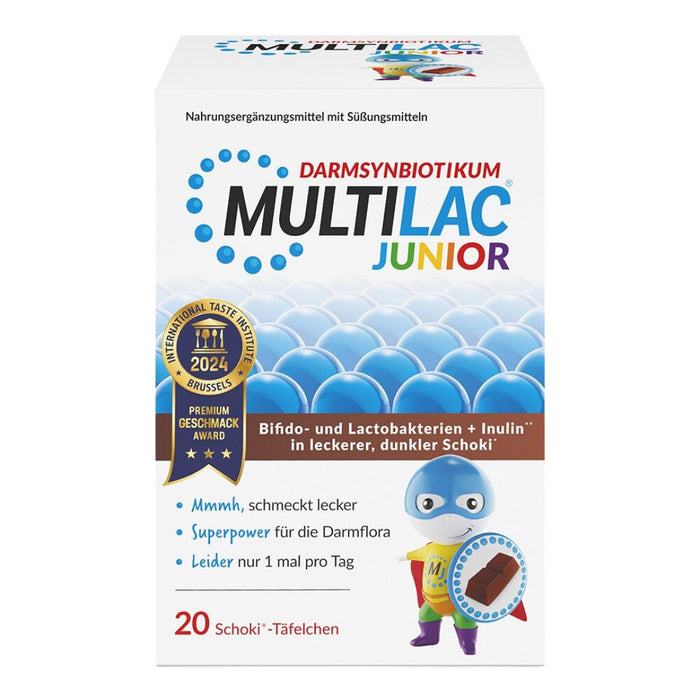 MULTILAC Intestinal Synbiotic Junior Tablets 20 pcs