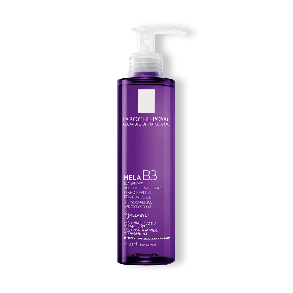 La Roche posay mela b3 tisztázza a pigmentációellenes folttisztító gélt 200 ml