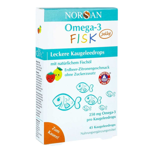 Developed for chewing and especially easy for children and senior parents. For those who particular find it difficult to eat fish several times a week or even daily.&nbsp;That is why the dosage form via delicious chewing droppers is a great alternative for children.&nbsp;The high quality and freshness of the raw materials guarantee good taste.&nbsp;