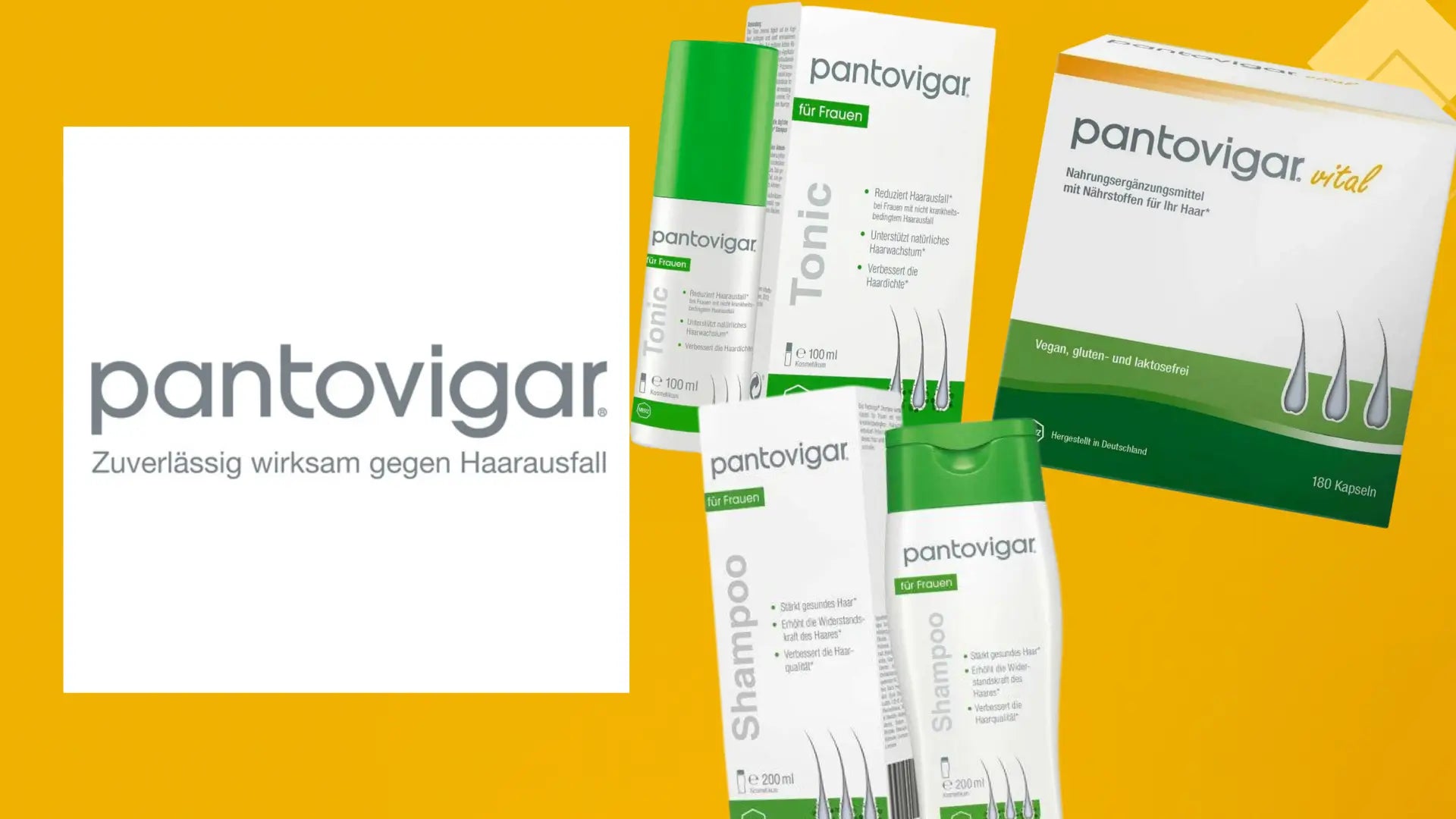 Pantovigar Vital Supplement for Diffuse Hair Loss & Nail Disorders 180 Cap