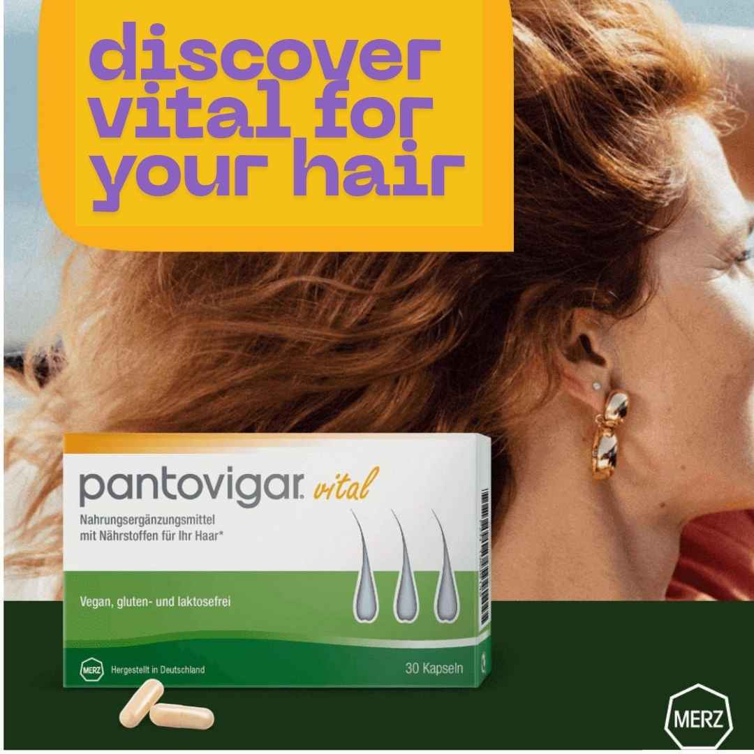 Pantovigar Vital Supplement for Diffuse Hair Loss & Nail Disorders 180 Cap