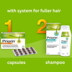 The priorin product line consists of a hair growth supplement, a shampoo, a hair tonic and a hair mask.