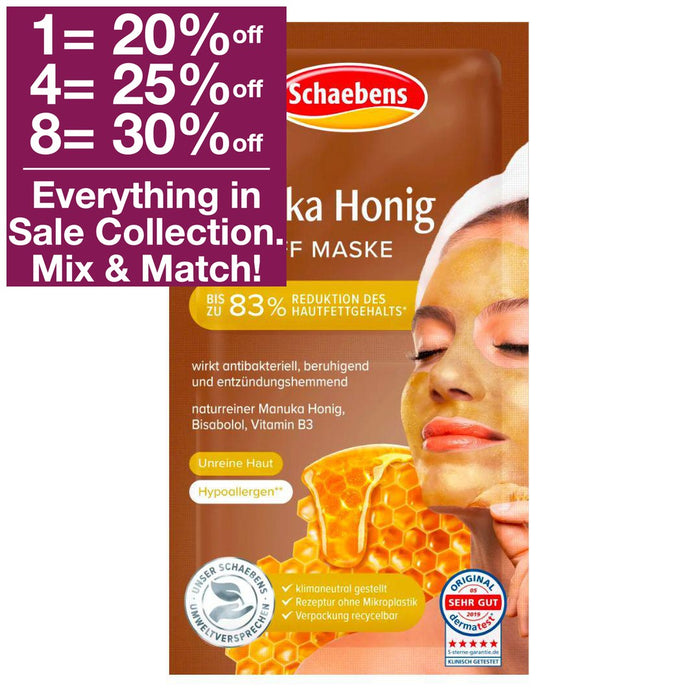 Schaebens Manuka Honey Peel-Off Mask 2 applications