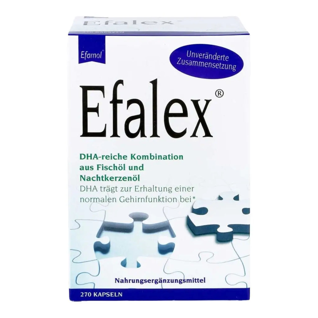 Efalex Capsules is for the dietary treatment of ADHD. Supplementary balanced diet suitable for the dietary treatment of ADHD (attention deficit and hyperactivity disorder) and the associated poor concentration and learning disorder.
