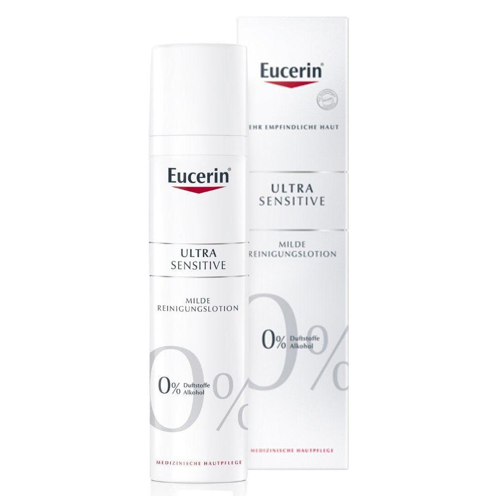Eucerin Ultra Sensitive Mild Cleansing Lotion 0% alcohol and perfume-free