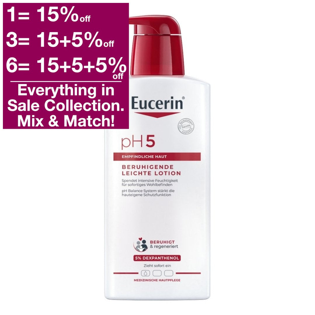 Eucerin pH5 Lotion with Pump 400 ml (normal - dry skin)