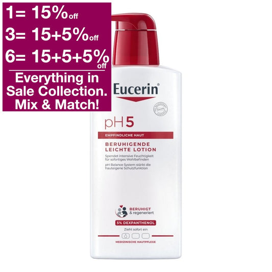 Eucerin pH5 Lotion with Pump 400 ml (normal - dry skin)