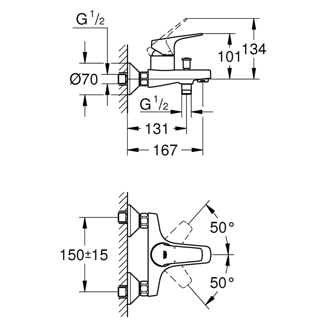 GROHE Start Flow Mixer Tap 1 pcs