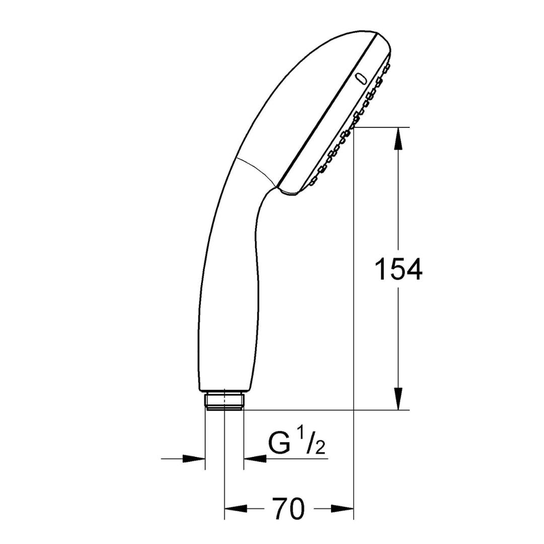 Grohe Vitalio Start Shower Head 1 pcs