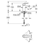 Grohe -altaan sekoitinhana 1 kpl