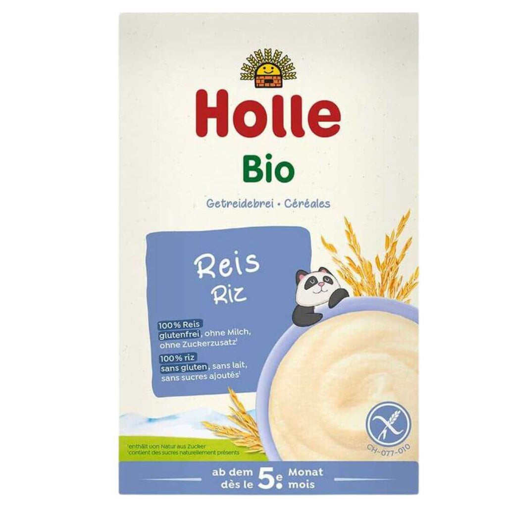 Fiocchi di riso porridge di alimenti per bambini biologici Holle 250 g