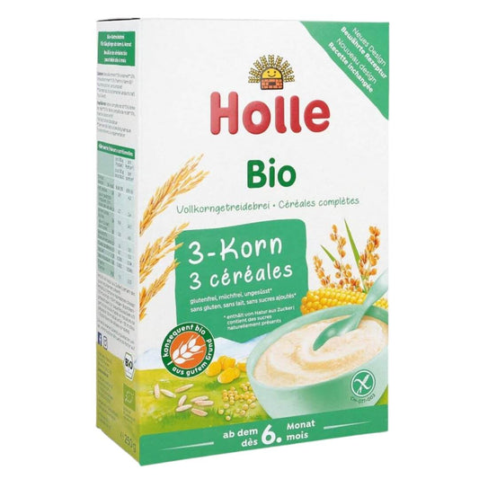 Holle Organic Baby Food 3-grain Porridge 250 g