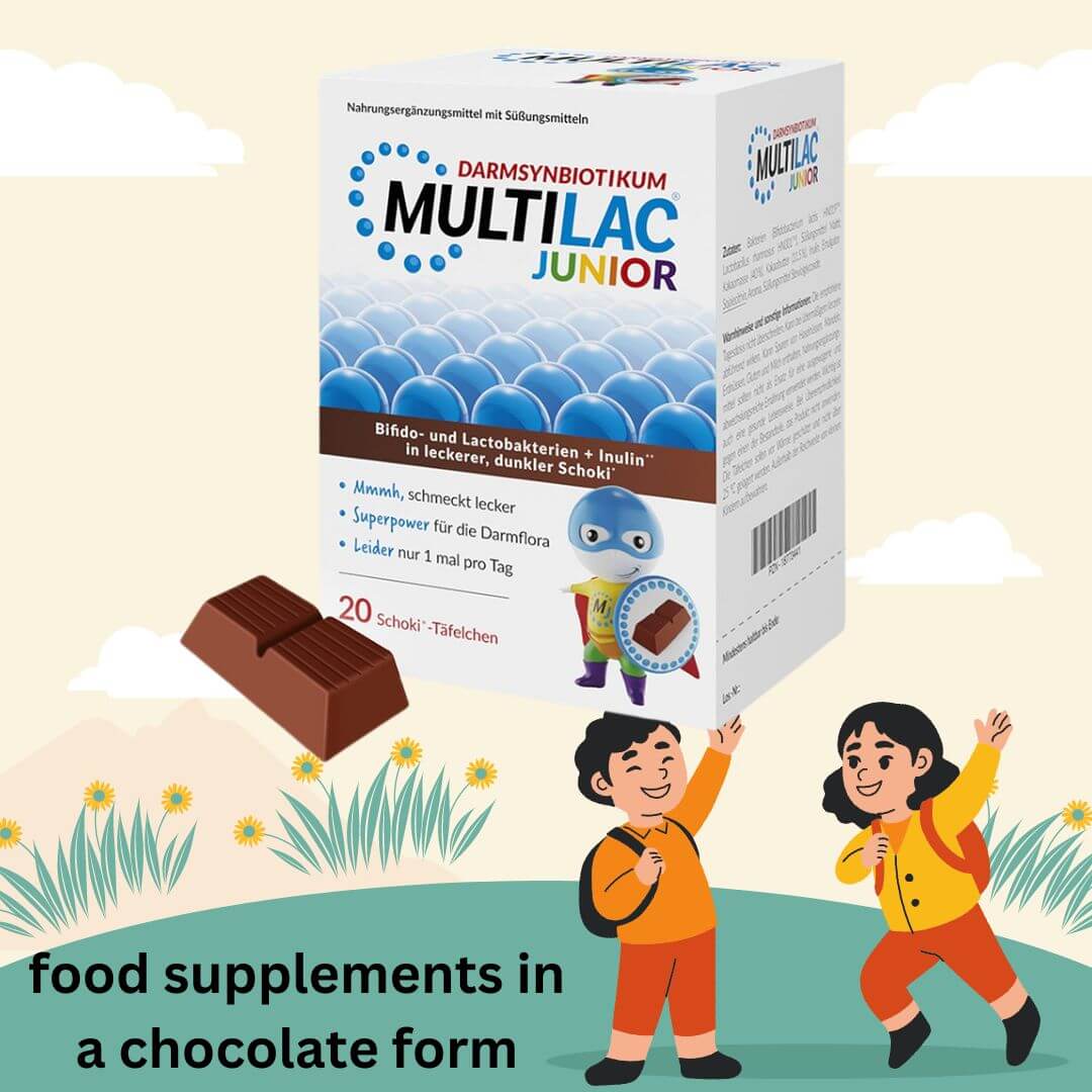 أقراص مولتيلاك جونيور سينبيوتيك المعوية 20 قرصًا 