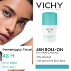 The gentle formula with Vichy volcanic thermal mineral water ensures a pleasant feeling on the skin, even sensitive skin.&nbsp;