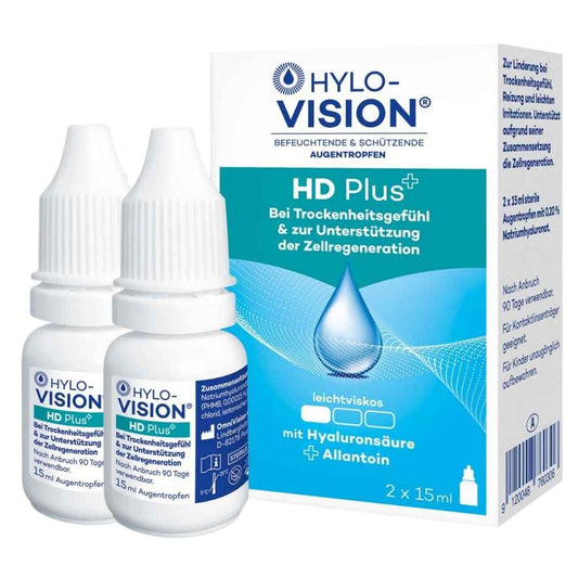 Hylo-Vision HD Plus Eye Drops (2x15 ml)