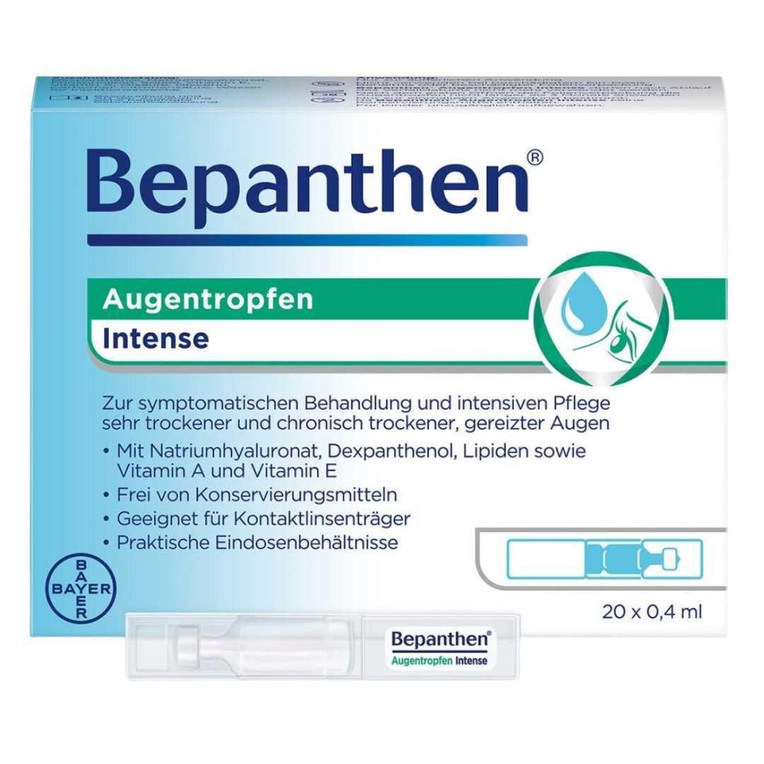 <tc>Bepanthen</tc> Øjendråber Intense EDO 20x0,4ml