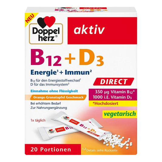 Doppelherz Vitamin B12 Direct 20 Sachets