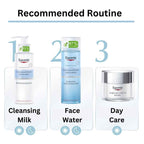 recommeded reoutin for normal to combination skin by Eucerin DermatoClean and AQUAporin collection. VicNic.com