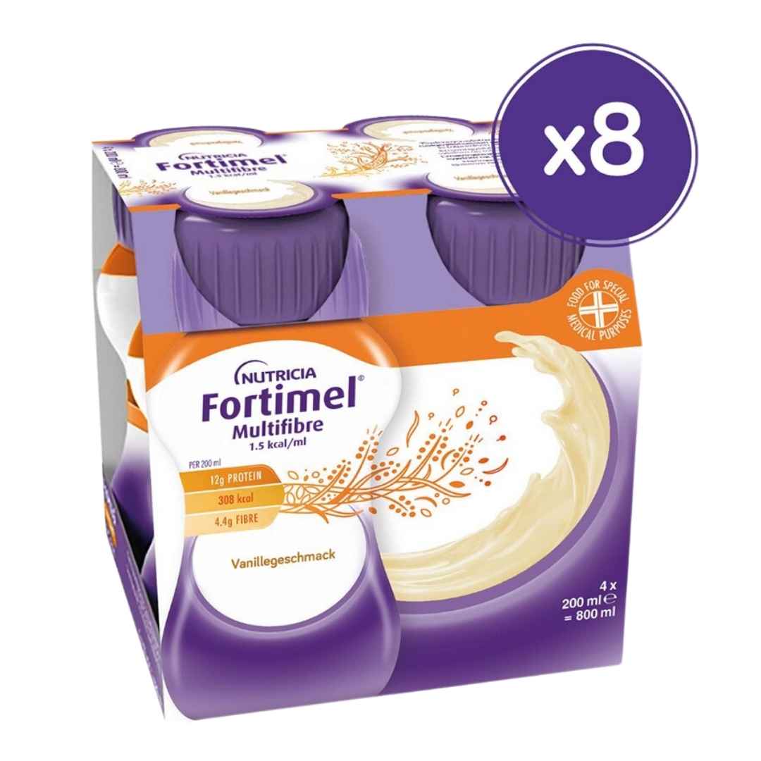Fortimel Multifibre 1,5 kcal Flavour de vanille 32x200 ml