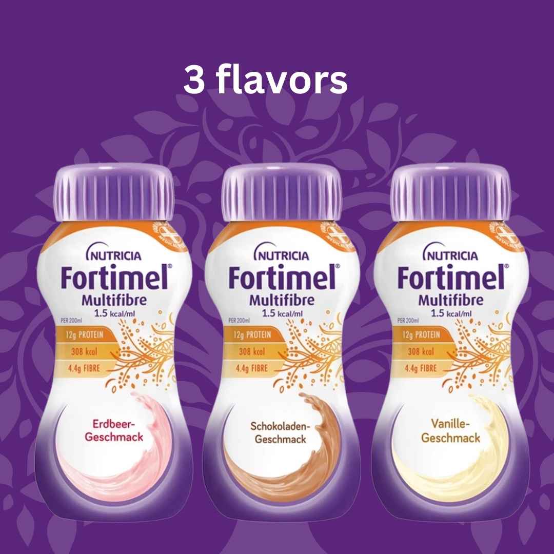 Fortimel Multifibre 1,5 kcal - Strawberry 4x200 ml