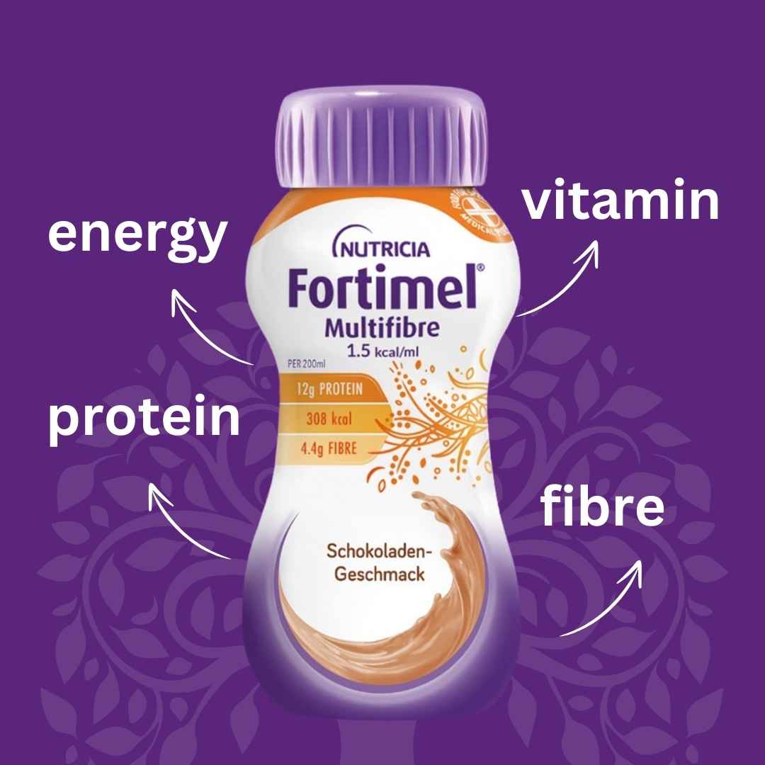 Fortimel Multifibras 1,5 kcal - Sabor Chocolate 4x200 ml