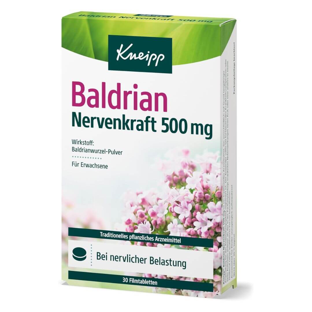 Kneipp Valerian 500 mg Nerve Power 30 pcs