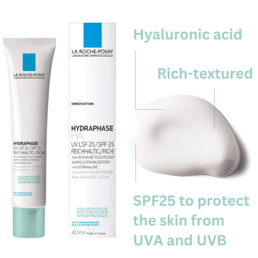 La Roche-Posay Hydrafase Ha UV Cream SPF 25 Rich 50 ml