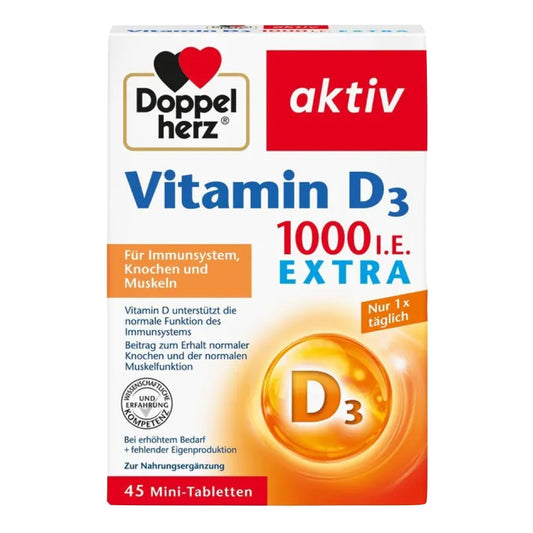 Doppelherz Active Vitamin D 1000 IU Extra 45 tablets