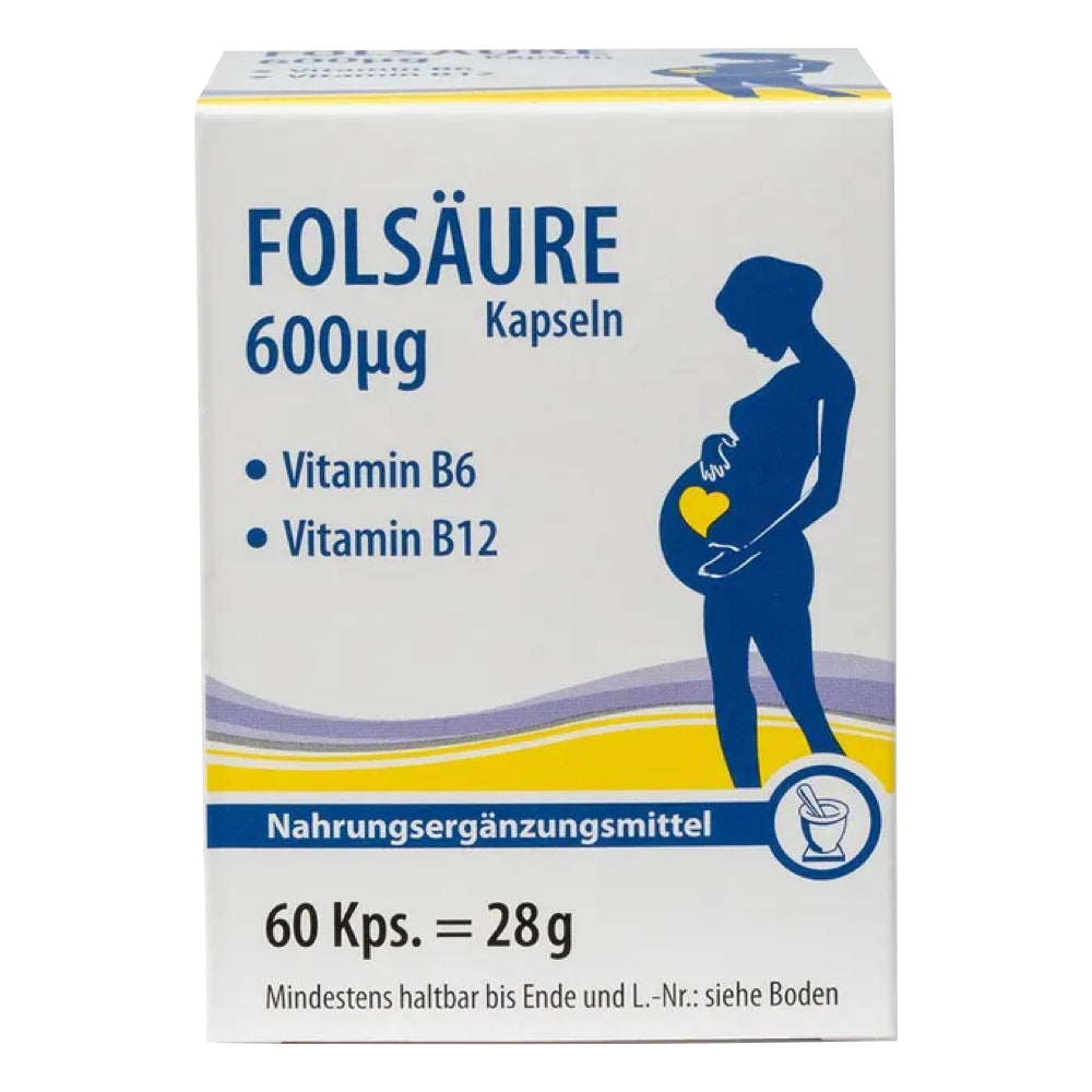 Folic Acid 600 µg 60 capsules