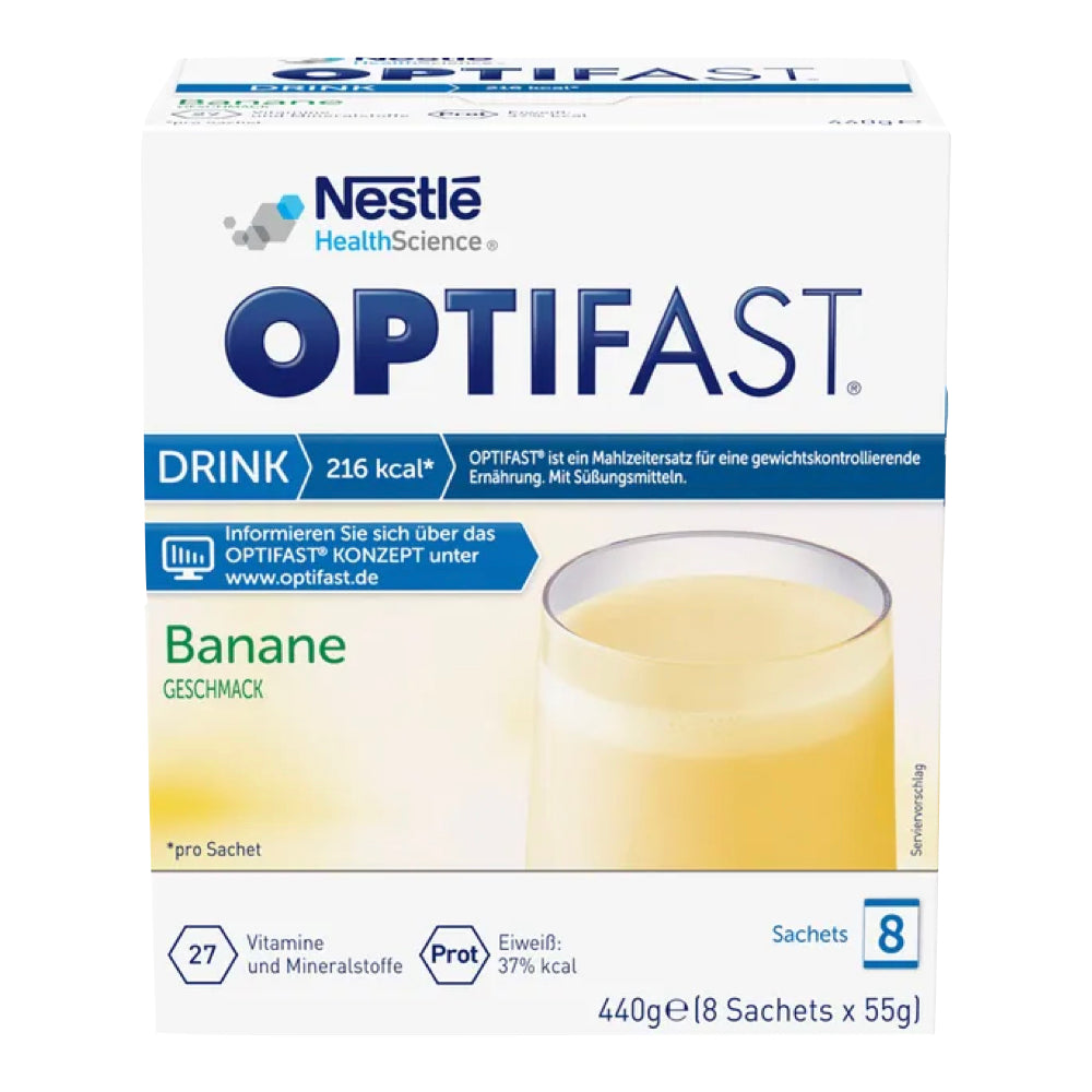 Nestle Optifast Drink Banana 8 x 55 g