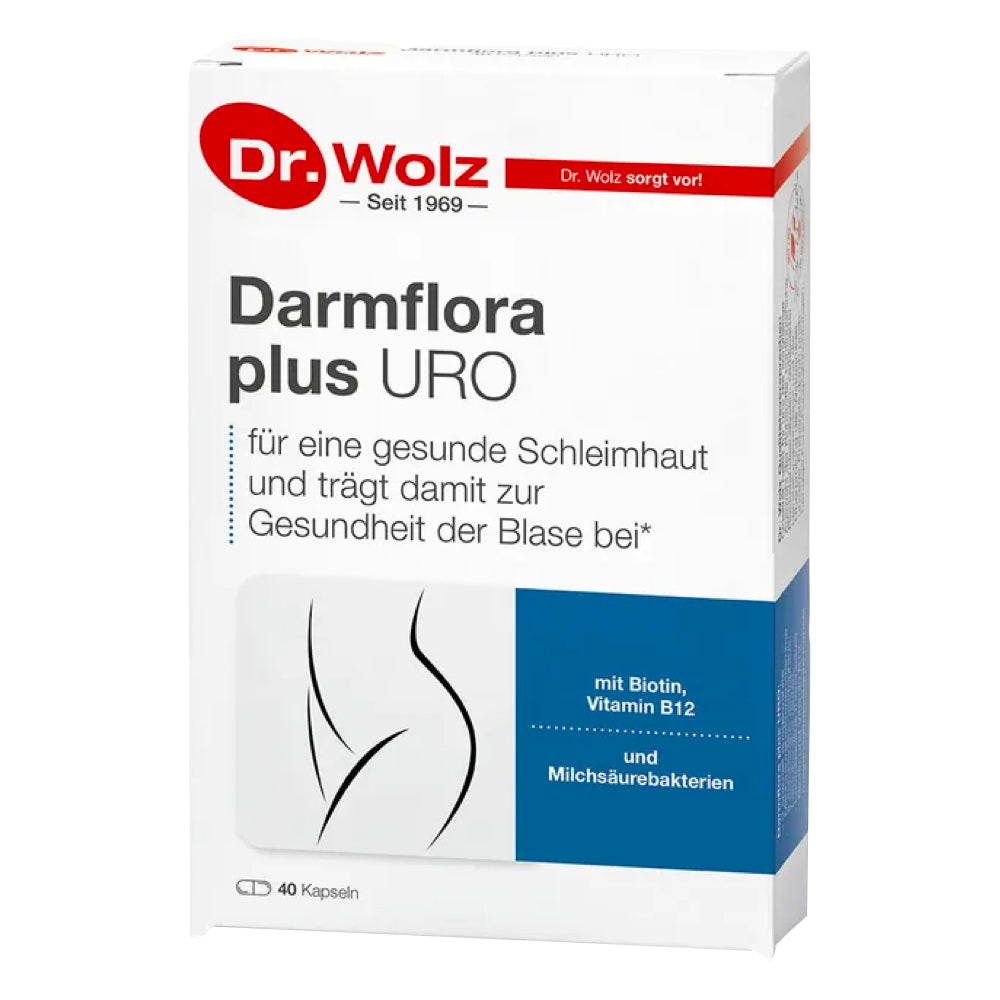 Dr. Wolz Flora Intestinală Plus Uro 40 Capsule